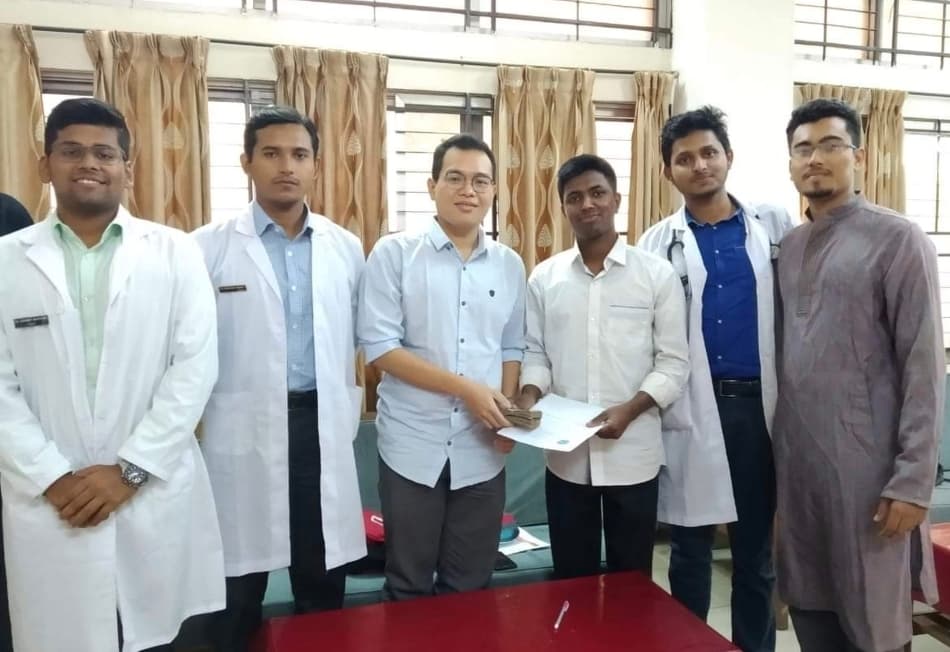 Titas gave back donated money after he rocovered